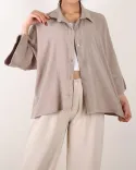 شومیز آستین چاک C0039 - Image 6