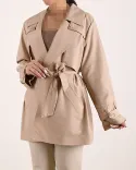 ترنچ کت آسو OppsiE0065 - 3