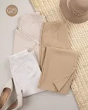 شلوار نیم بگ جلو جیب C0079 - Image 7