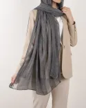 شال حریر نخ راه راه OppsiS00513