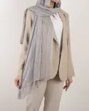 شال حریر نخ راه راه OppsiS00513 - Image 1