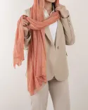 شال حریر نخ راه راه OppsiS00513 - Image 5