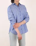 شومیز راه راه C00208 - Image 2