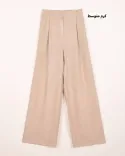 شلوار لینن اسلپ D00248 - Image 5