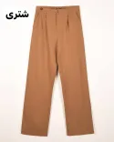 شلوار نیم بگ لینن C00526 - Image 9